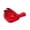 Red, variant on CIYISON Elegant Blown Glass Sculpture Bird Collection Piece Indoor Display