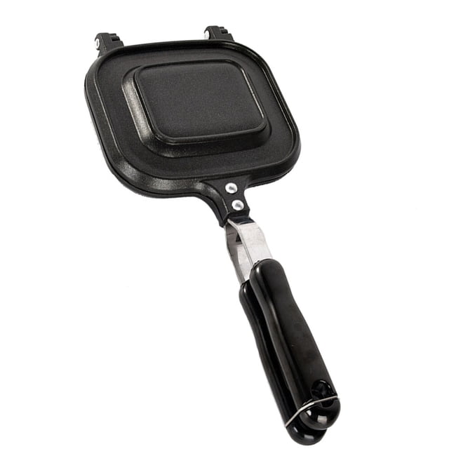 Minkissy Double-Sided Sandwich Baking Frying Pan Aluminium Alloy Non-Stick 1Pcs