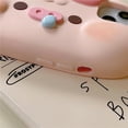 thumbnail image 4 of Phone Case for iPhone 12 Case, Kawaii Piglet Phone Cases 3D Silicone Cartoon Case Cute Case Soft Rubber Shockproof Protective Case for Women Girls (Bowknot Pig), 4 of 14
