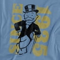 thumbnail image 2 of Monopoly Since 1935 Women's T Shirt, Carolina Blue, X-Large, 2 of 6