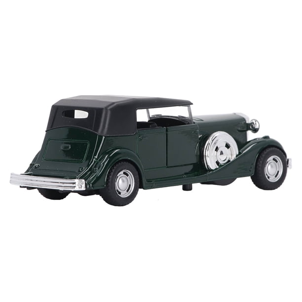 Vintage Pullback Car Toy 1:32 Modelo Clásico Puertas Abiertas De aleación