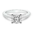 thumbnail image 3 of IGI Certified 1 Carat Princess Shape Lab Grown Diamond Engagement Ring | 14K White Gold | Esther Tacori Style Solitaire Diamond Ring | FG-VS1-VS2 Quality Friendly Diamonds, 3 of 5