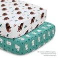 thumbnail image 7 of The Peanutshell Organic Cotton Crib Bedding Set for Baby Boys, Western Woods, 4 Pieces, 7 of 7