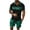 A-Green, variant on GERsome Men's 2 Piece Tracksuits Sets Quarter Zip Short Sleeve Tops and Shorts Outfits Casual Athletic Jogging Summer Sportswear S-3XL
