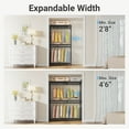 thumbnail image 3 of VIPEK X1 Plus Expandable Reach-in Closet Adjustable from 2'8" to 4'6" with Adjustable Shelves and Hanger Rods Clothes Rack Portable Walk-in Closet,Black, 3 of 6