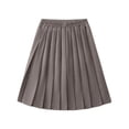 thumbnail image 6 of ZHOGXU Little Girls 3 Piece School Uniform Set Long Sleeve Button Down Shirt Vest Pleated Skirt Formal Party Outfit For Daily Wear,11-12 Years, 6 of 9