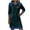 #0220-Green, variant on Sokhug Women’s Hooded Paneled Denim Sweatshirt Dress Long Sleeve Midi Dress with Pockets Casual Fall Winter Cozy Outfit
