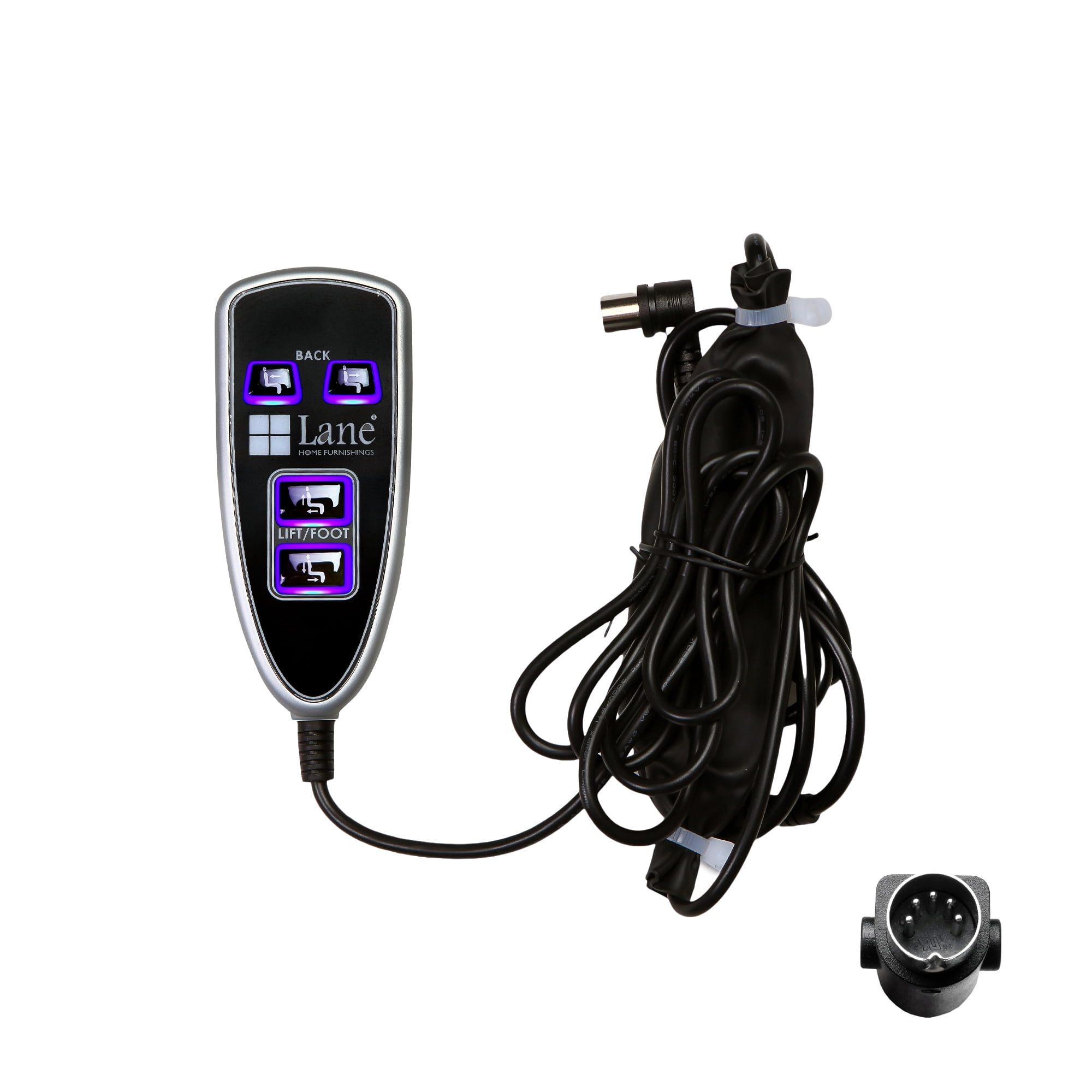 Power Recliner Lift Chair Raffel Systems 4 Button 5 Pin HC HR2B 07 Remote Hand Control with Backlight Replacement