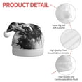 thumbnail image 4 of Balery Majestic Wolf Landscape Pattern Santa Hat Christmas Hat Funny Christmas Hat Christmas Knitted Beanie Hat For Men Women Adult, 4 of 6