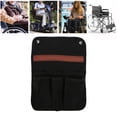 thumbnail image 4 of Chair Arm Pouch, Multifunction Camping Chair Armrest Storage Bag Easy To Install Canvas Durable Large Capacity For Home For Fishing, 4 of 8