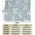 thumbnail image 3 of Dalmatian Blanket Super Cozy Soft Dalmatian Throw Blanket Warm Plush Fluffy Spotted Dog Stuff Gifts for Women Girls Fleece Flannel Gift Blankets for Kids Adults 80"X60", 3 of 6