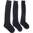 thumbnail image 3 of French Toast Girls Nylon Cable Knit Knee High Socks - 3 Pairs, 3 of 4
