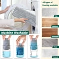 thumbnail image 5 of Juego de trapeador y balde con escurridor, trapeador y balde para pisos planos manos libres, incluye 3 almohadillas de microfibra lavables, uso en seco y húmedo, sistema de limpieza de, 5 of 5