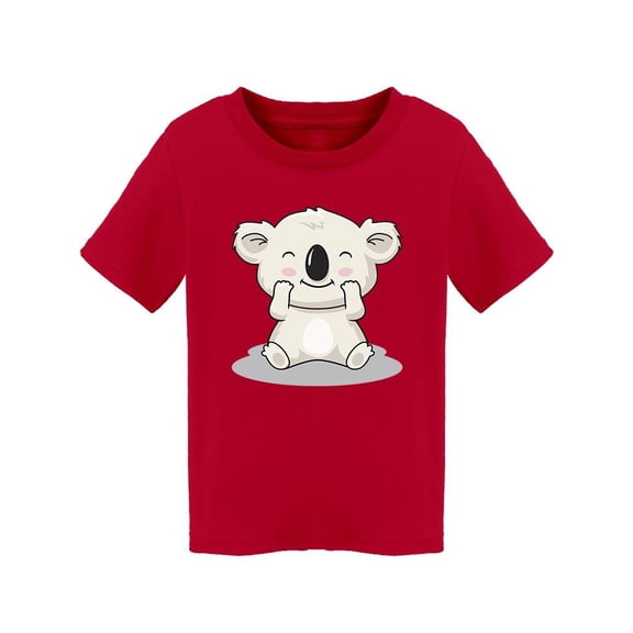 Cute White Koala Cartoon T-Shirt Toddler -Image by Shutterstock,  2 Toddler