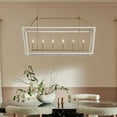 thumbnail image 2 of Kichler Lighting - Delvin - 6 Light Linear Chandelier In Traditional Style-26, 2 of 7