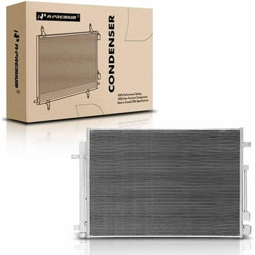 A-Premium Air Conditioning A/C Condenser Compatible with Chrysler Pacifica 2017-2022, Voyager 2020-2021, V6 3.6L, Replace# 30036, 68217320AB