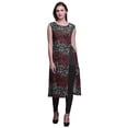 thumbnail image 1 of Bimba Sleeveless Printed Summer Kurti Straight Tunic DressesÂ&nbsp;ForÂ&nbsp;Women, 1 of 6