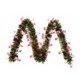 thumbnail image 2 of Adorno de muñeco de nieve de Papá Noel, guirnalda navideña de 2 metros, adornos colgantes para árbol de Navidad, guirnalda navideña de alta capacidad, 2 of 7