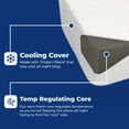 thumbnail image 5 of (2 pack) Pillow Cube Ice Cube Cooling Memory Foam Bed Pillow (1 Count), 5 of 14