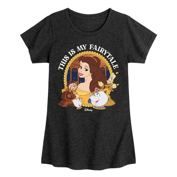 Disney Princess - Belle This Is My Fairytale - Girls Fitted Short Sleeve T-Shirt