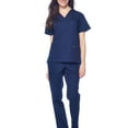 thumbnail image 2 of Dagacci Medical Uniform Unisex Scrubs Set Scrub Top and Pants, 2 of 5