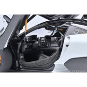 McLaren Senna GTR Silica White with Black Top 1/18 Model Car by Autoart