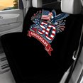 thumbnail image 2 of Uourmeti 4th of July Non-Slip Replacement Seat Protectors Set of 2 Waterproof All Weather Car Back Seat Cover for Auto Car Interior, 2 of 7
