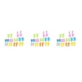 thumbnail image 2 of maskred 10pcs Animal Fruit Fork Cartoon Children Snack Dessert Pick Stick Toddler Table Toothpick Dining Kitchen Tableware As Shown 3Set, 2 of 6