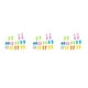 thumbnail image 3 of Billuyoard 10pcs Animal Fruit Fork Cartoon Children Cocktail Tableware Dining Pick Household Sandwich Dessert Toddler Toothpick Type1 NO1, 3 of 6