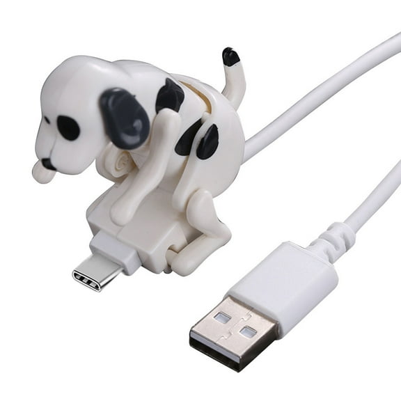 Funny for Touch Dog Phone Cable for Type-C Moving Stray Dog Fast Charging USB C Cable with for Touch