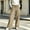 Khaki, variant on Njagoc3 Linen Pants Women | Drawstring Waist Relaxed Trousers with Large Front Pockets | Loose Fit for Fall Casual Daily Wear & Travel Activities,Black,S