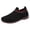 Black, variant on NOKIO Women'S Running Shoes With Knit Uppers Women'S Flexible Athletic Shoes Women'S Walking Shoes Women'S Minimalist Trainers Women's Summer Woven Breathable Soft Sole Color Blocking Casual Shoes