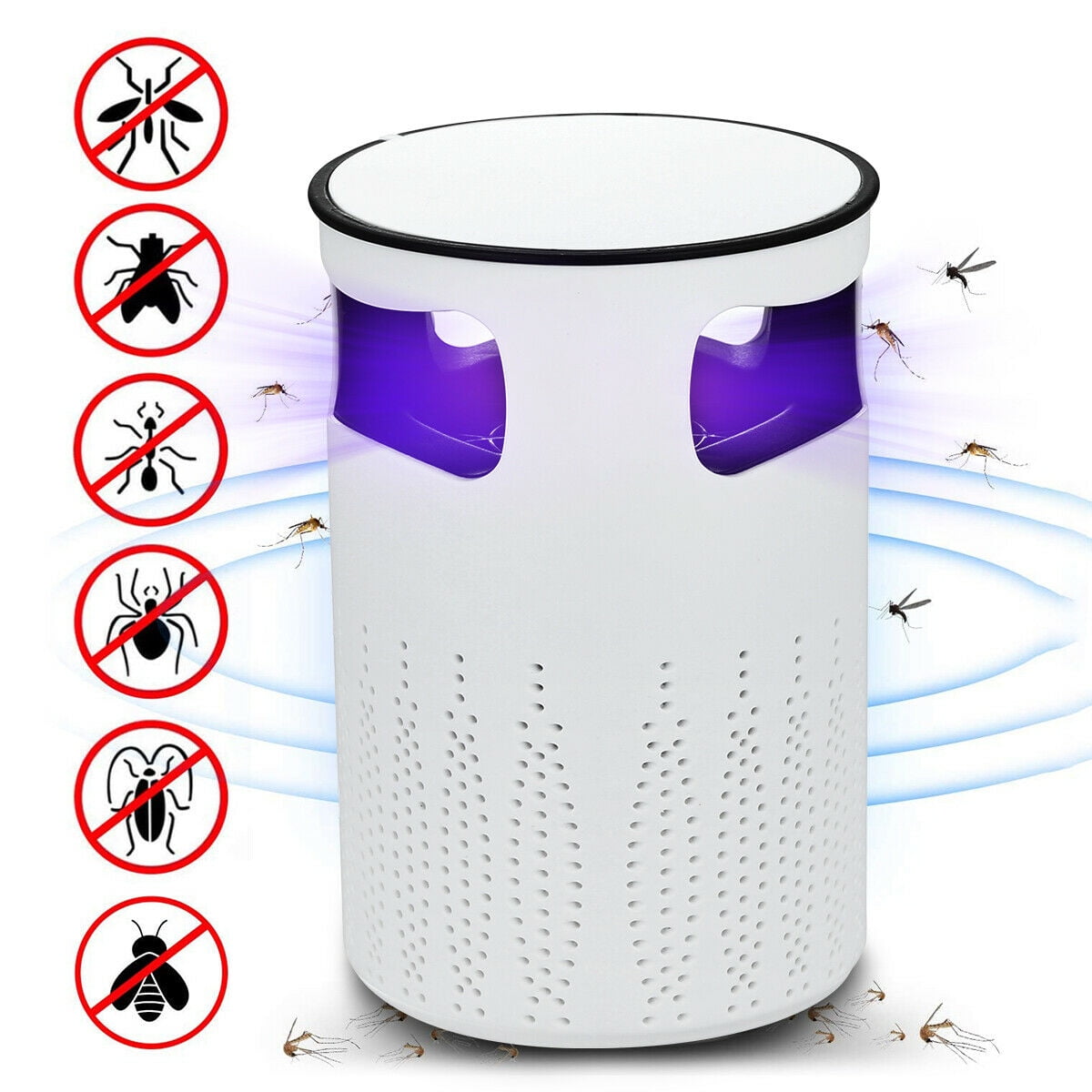 Electric UV LED Light Mosquito Killer Insect Fly-Bug Zapper Trap Catcher Lamp 