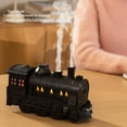 thumbnail image 4 of Train Diffusers for Essential Oils, 300ML Essential Oil Diffuser Cool Mist Humidifier Aroma Diffuser with Night Light for Bedroom Desk (Black), 4 of 9