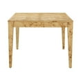 thumbnail image 3 of Pemberley Row Wood Burl Natural Rectangular Dining Table 90" Unassembled, 3 of 8
