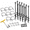 8 PCS, variant on 8 30" Ground Anchors Shed Kit Heavy Duty 12mm Solid Steel Triple-turn Helix Earth For Sheds Carport Gazebo Trampoline Mobile Home