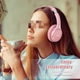 thumbnail image 5 of Bluetooth Headphones Over Ear, 65H Playtime and 6 EQ Music Modes Wireless Headphones with Microphone (White), 5 of 7