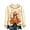 Beige-0918, variant on Fall Cat Graphic Women Sweatshirt Autumn Maple Floral Trim Long Sleeve Sweatshirts Vintage Warm Holiday Pullover Sweatshirt