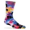 thumbnail image 2 of Oooh Yeah Men & Women's Funny Athletic Crew Socks, Novelty Colorful Cotton Socks, Tie Dye Bob Ross, S/M, 2 of 2