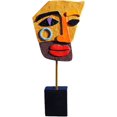 thumbnail image 1 of Sculpture Visage Humain Coloré, Statue d'Art Visage Humain, Statue en Résine Visage Humain Créatif, Décoration Abstraite, 1 of 1