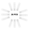 thumbnail image 2 of 25-Pack Empty Lipstick Tubes - DIY Lip Balm Containers (Transparent, 5g), 2 of 5