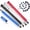 Black/Blue/Silver/Red, variant on MEKO Stylus Pens for Touch Screens - High Sensitivity Capacitive Stylus Fiber Tips 2 in 1 Touch Screen Pen with 8 Extra Replaceable Tips for iPad iPhone and All Other Tablets & Cell Phones