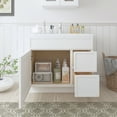 thumbnail image 3 of Vanity Art 36" W Birch Plywood Freestanding Single Base 2 Drawers Storage Cabinet with Soft Close Door, 3 of 9