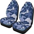 thumbnail image 5 of Pzuqiu Seat Protectors Breathable Polyester, Compatible with Sedan Seats Vehicle Seats, for Truck Trucks, Blue Camouflage, 5 of 10