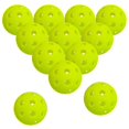 thumbnail image 1 of ZHAOCHENG Paquete de 12 pelotas de pickleball para exteriores de 40 hoyos para canchas al aire libre, 1 of 5