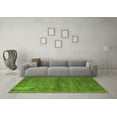 thumbnail image 3 of Ahgly Company Indoor Rectangle Abstract Green Modern Area Rugs, 7' x 10', 3 of 4