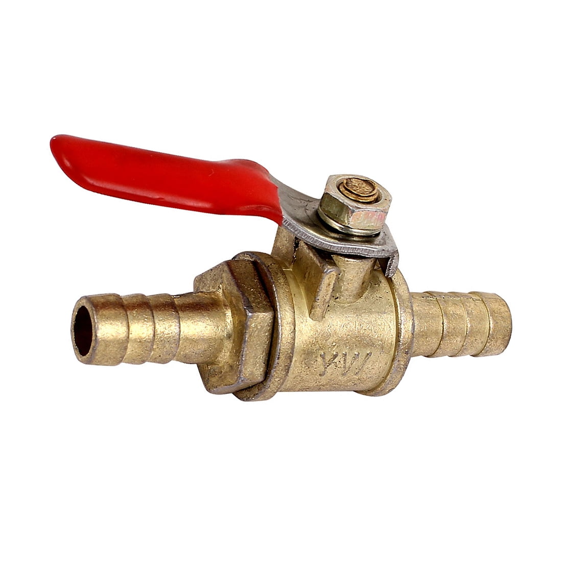 8mm 5//16/" Hose Barb Inline Brass Water//Air Gas Fuel Line Shut-off Ball Valve PB