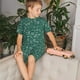 thumbnail image 4 of Balery Green Christmas Conjunto de Pijama Infantil de Manga Corta con Estampado – Ropa de Dormir de Algodón Suave-3X-Large, 4 of 6