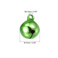 thumbnail image 2 of 14mm Small Jingle Bells for Craft DIY Christmas Vacuum Plating Green 48 Pack, 2 of 5