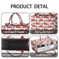 thumbnail image 4 of Large Capacity Tote Bag,Red Christmas Car Pattern Handbag Fashion Luxury Tote Bag,15.7"x13"x 5.1" Inches,Laptop Compatible, 4 of 6
